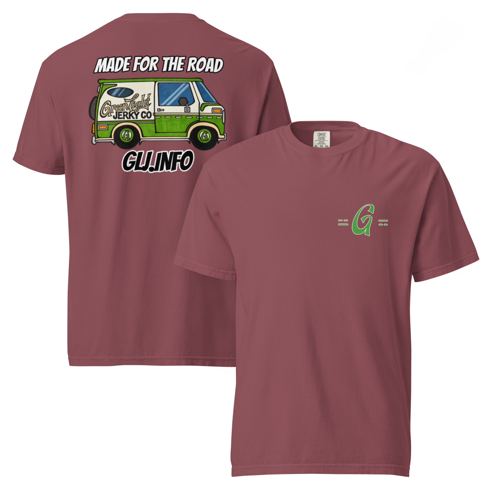 GreenLight Jerky - Made For The Road, Van T-Shirt - Image 7