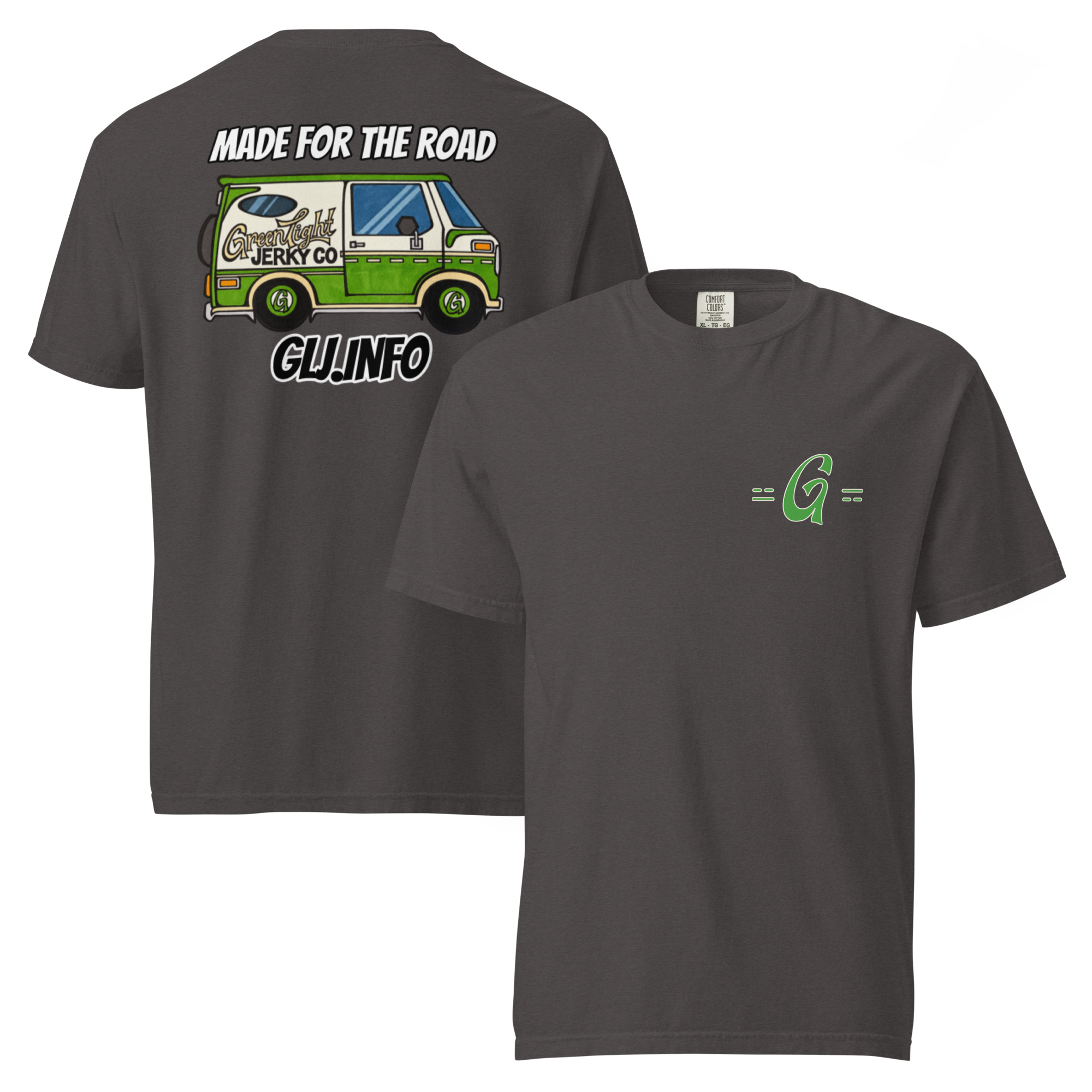 GreenLight Jerky - Made For The Road, Van T-Shirt - Image 3