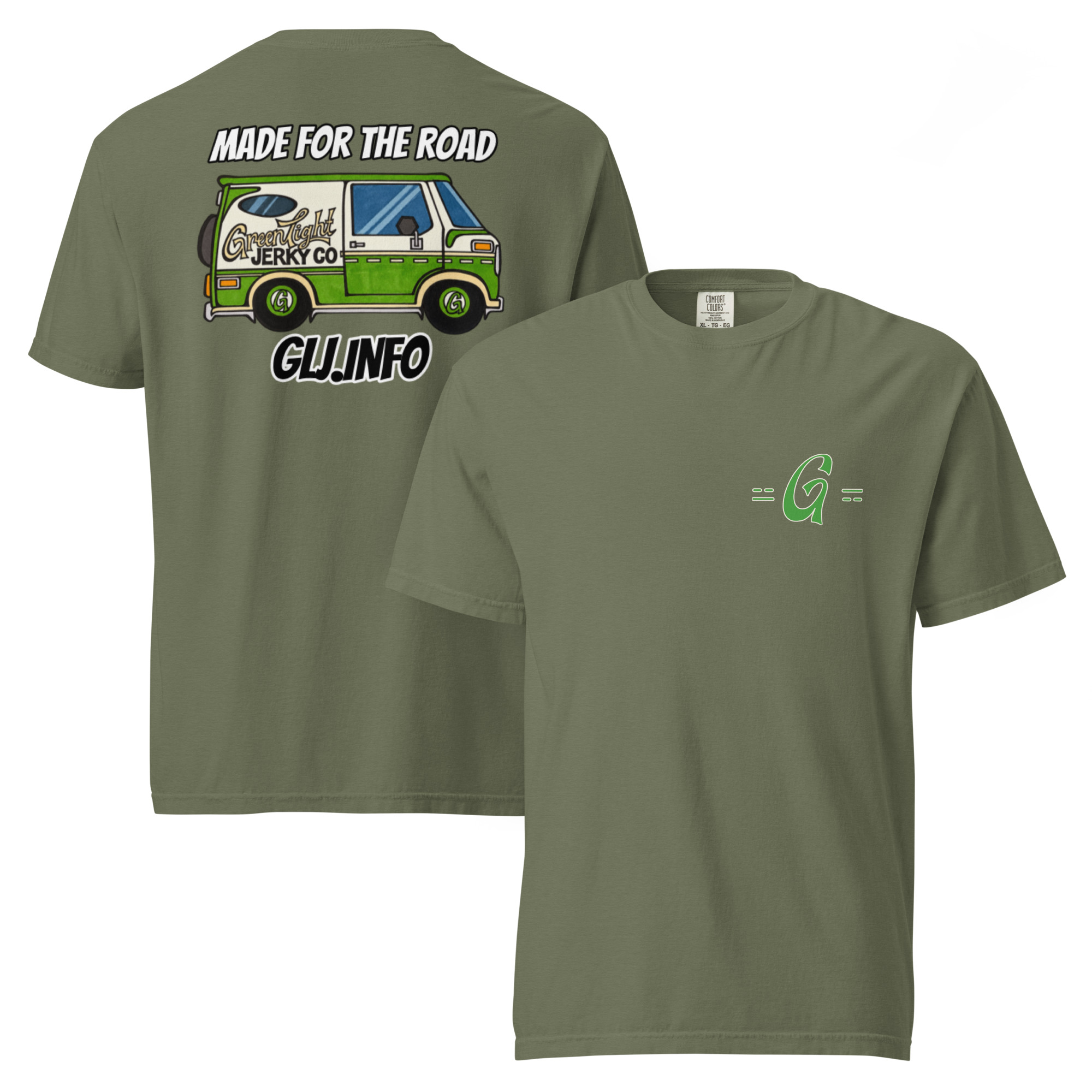 GreenLight Jerky - Made For The Road, Van T-Shirt - Image 9