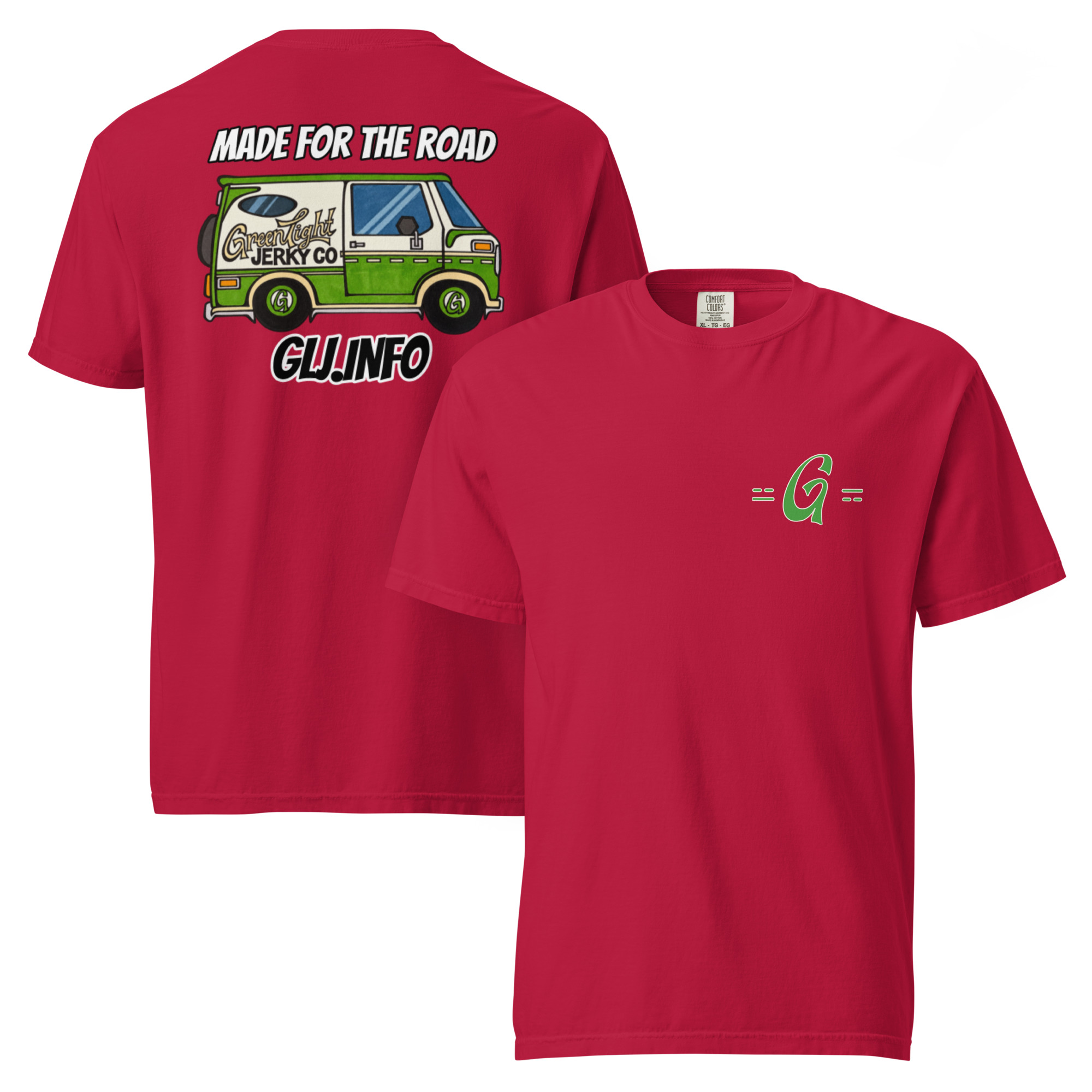 GreenLight Jerky - Made For The Road, Van T-Shirt - Image 2