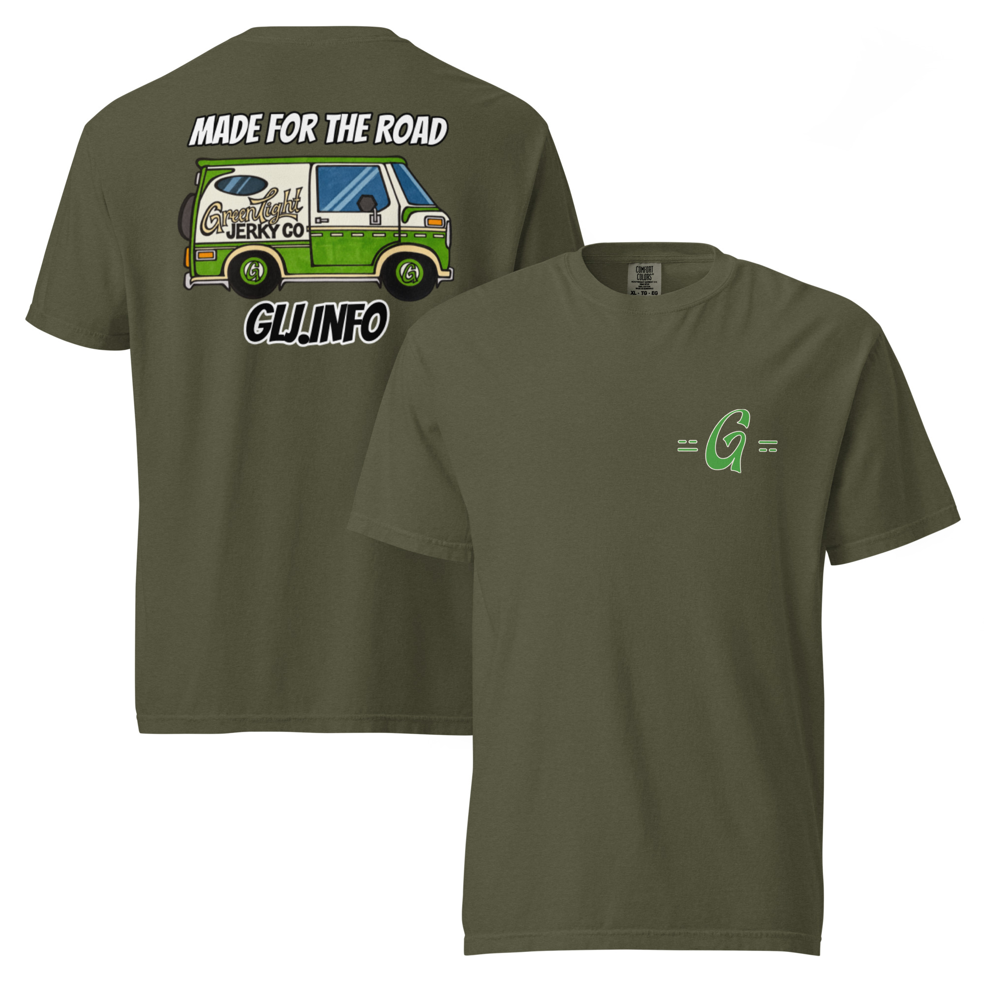 GreenLight Jerky - Made For The Road, Van T-Shirt - Image 4